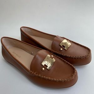 Kate Spade Carmen Moccasin Brown-Gold/ NWOT - 7.5M